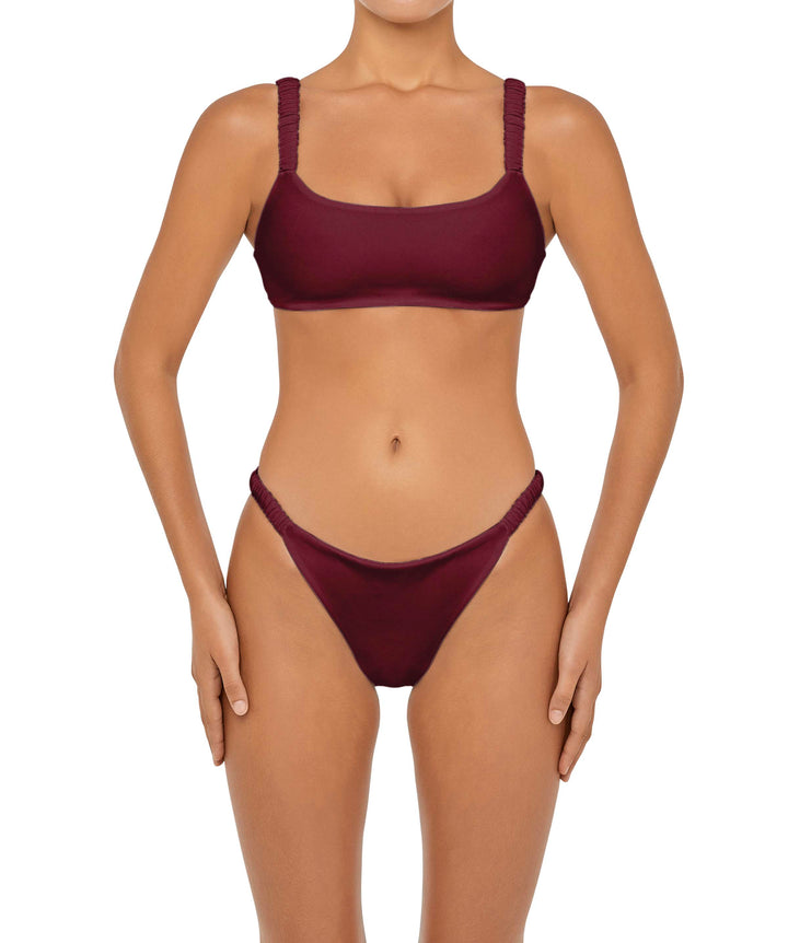 BSWS-B94 Gathered Strap Bikini Bottom