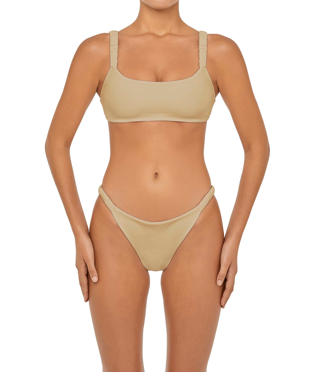 BSWS-T94 Scrunch Strap Bralette with Fixed Back
