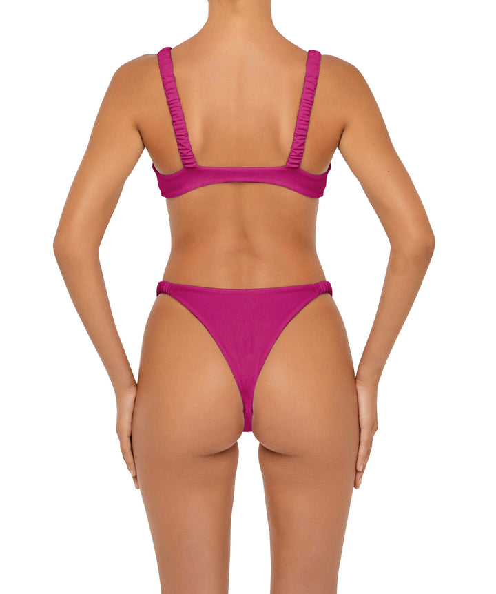 BSWS-T94 Gathered Strap Camisole Bikini Top