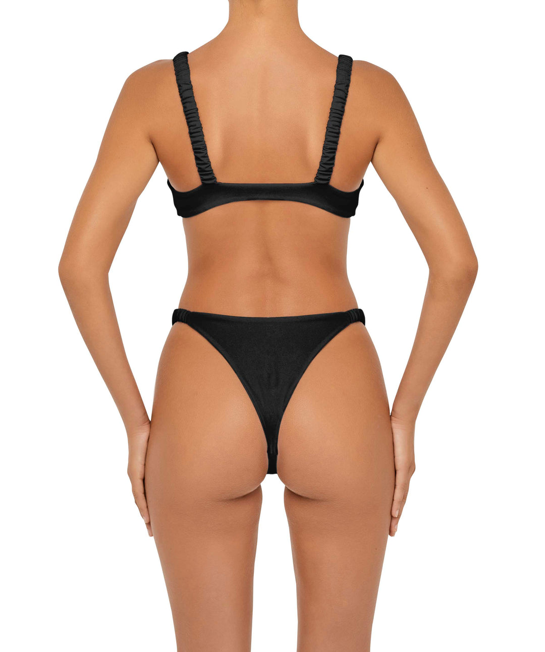 BSWS-T94 Scrunch Strap Bralette with Fixed Back