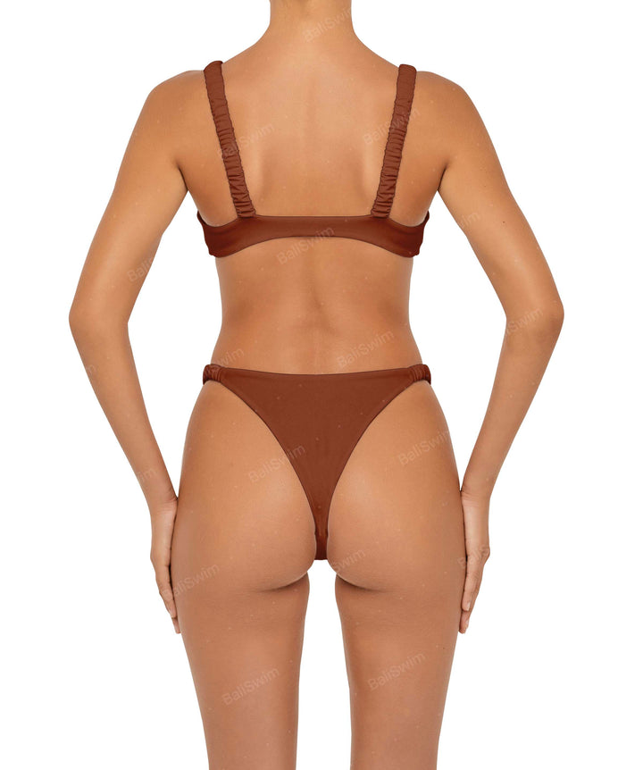 BSWS-B94 Gathered Strap Bikini Bottom