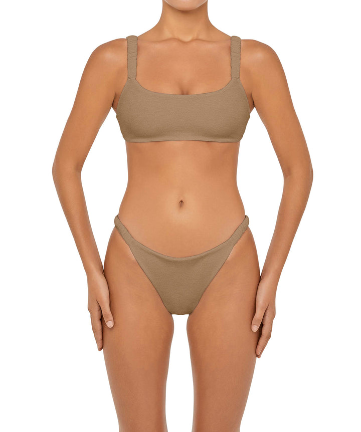 BSWS-T94 Gathered Strap Camisole Bikini Top