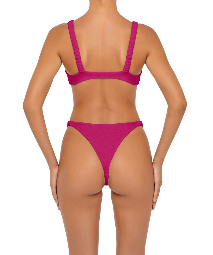BSWS-T94 Gathered Strap Camisole Bikini Top