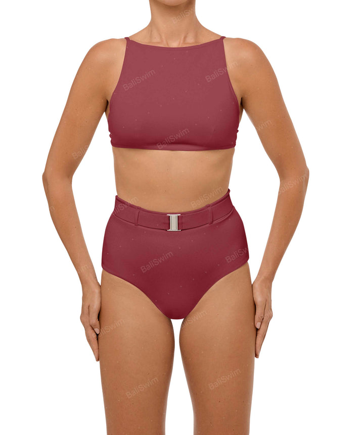 BSWS-T98 High Neck Bikini Top