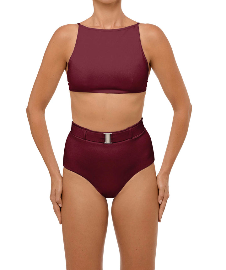 BSWS-T98 High Neck Tankini Top