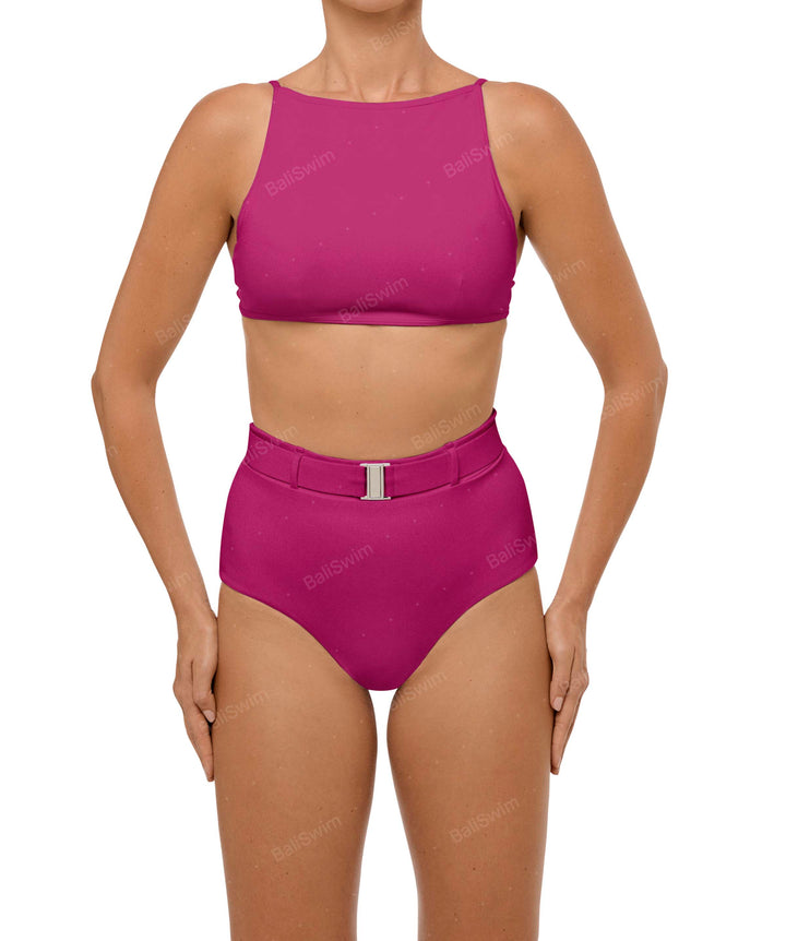 BSWS-T98 High Neck Bikini Top