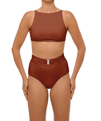 BSWS-T98 High Neck Tankini Top