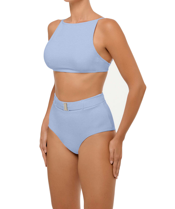 BSWS-B98 Belted High Rise Bikini Bottom