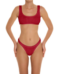 BSWS-UB08 Mid-Rise Brazilian Bikini Bottom