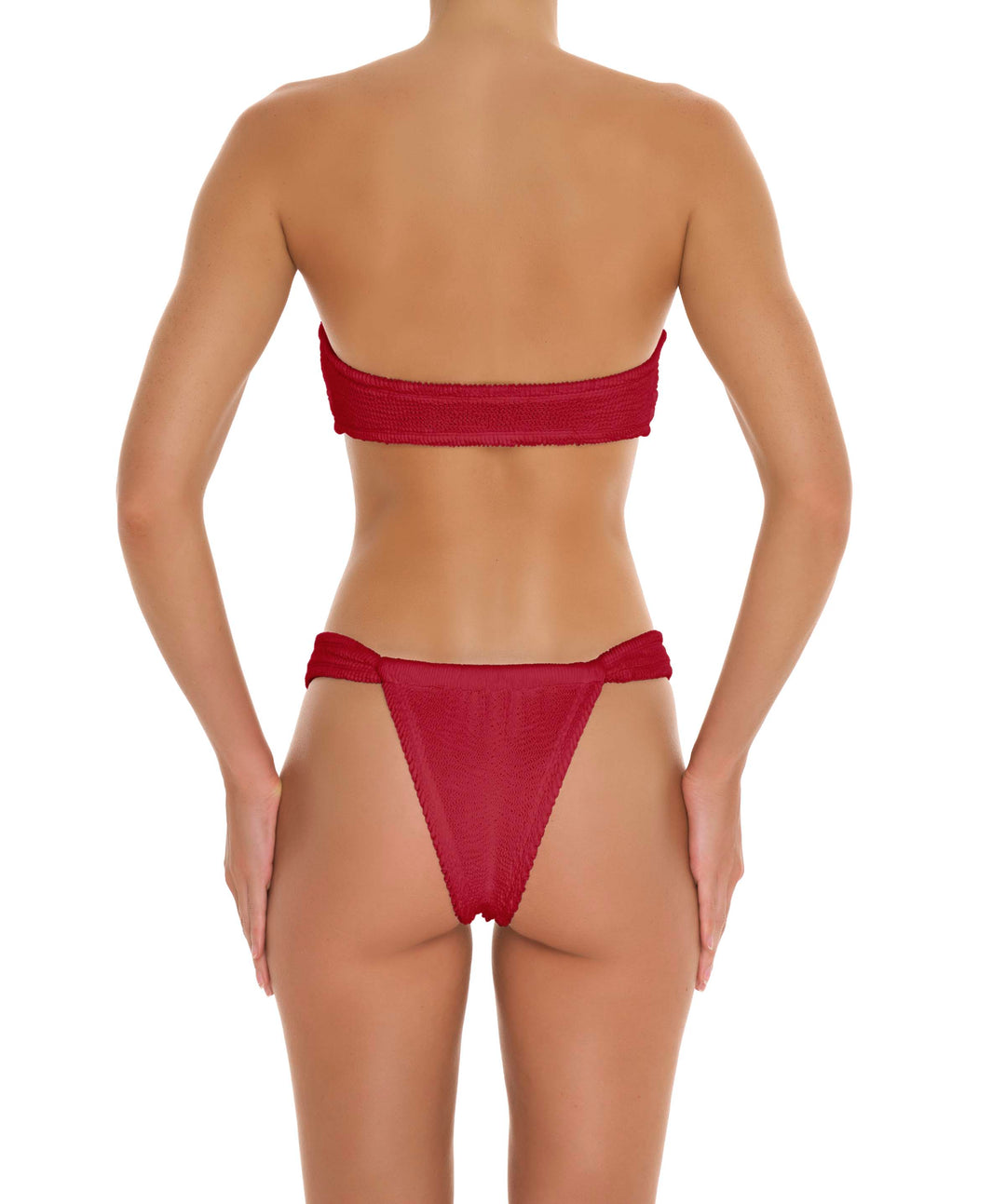 BSWS-UT11 Bandeau Scrunch Bikini Top