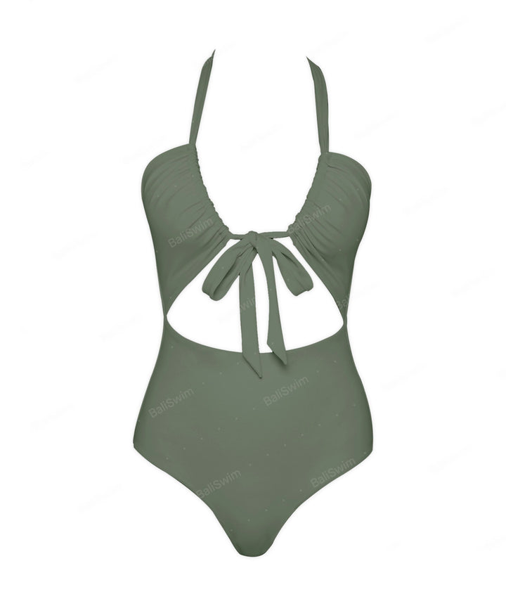BSWS-S48 Halter Center Front Cutout One Piece