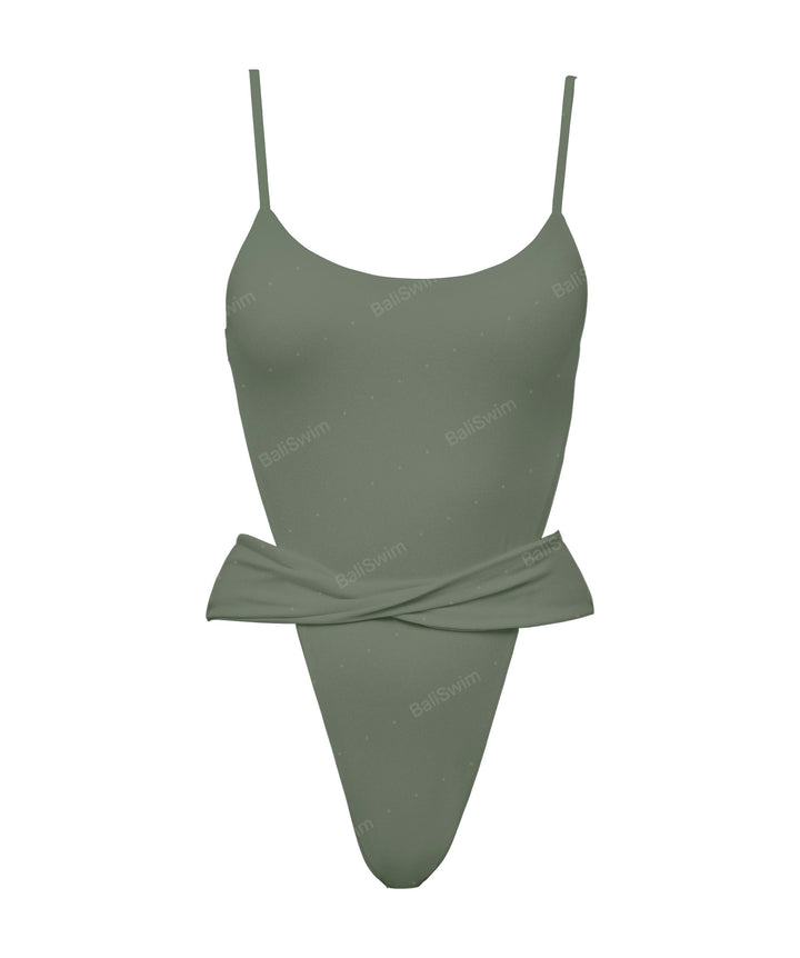 BSWS-S58 Wrap Around Twisted One Piece