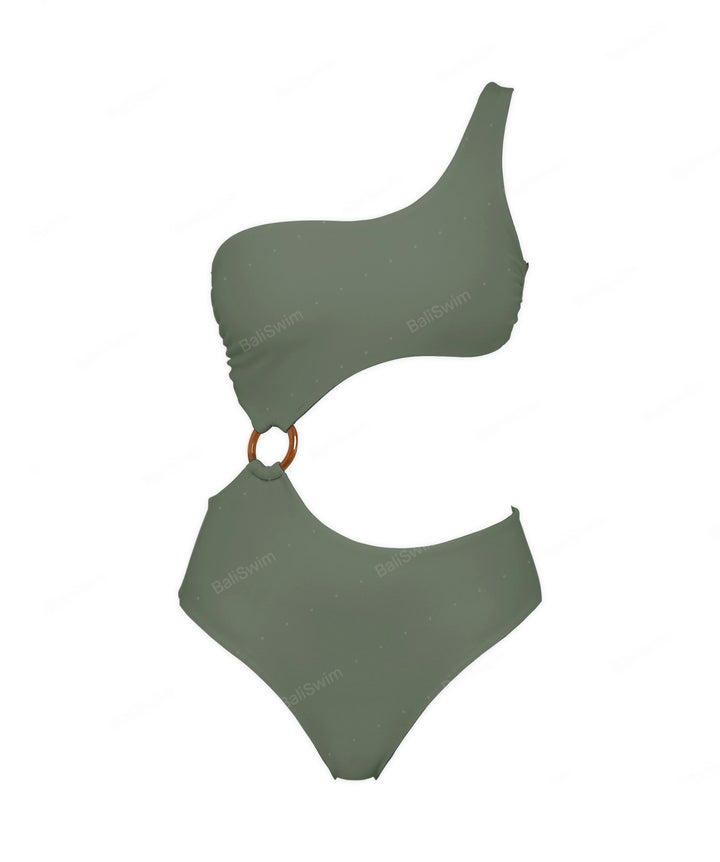 BSWS-S51 Assymetric Cut Out O-Ring Monokini