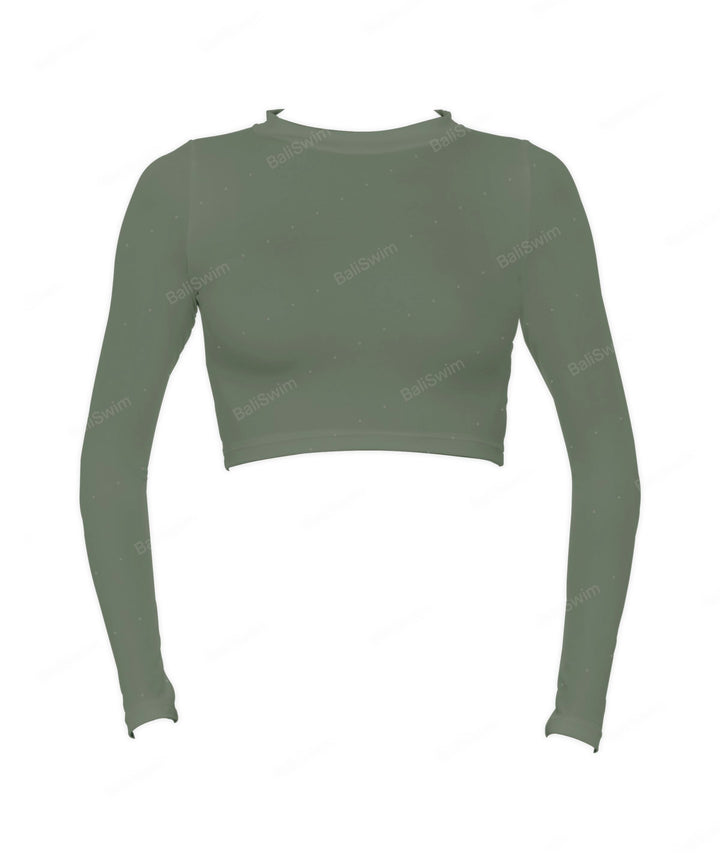 BSWS-R04 Long Sleeves Crop Rash Guard