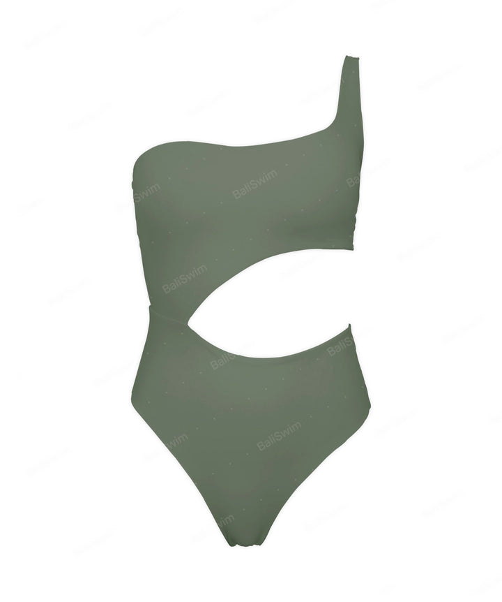 BSWS-S34 One Shoulder Swimsuit