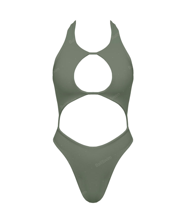 BSWS-S65 High Neck Keyhole One Piece