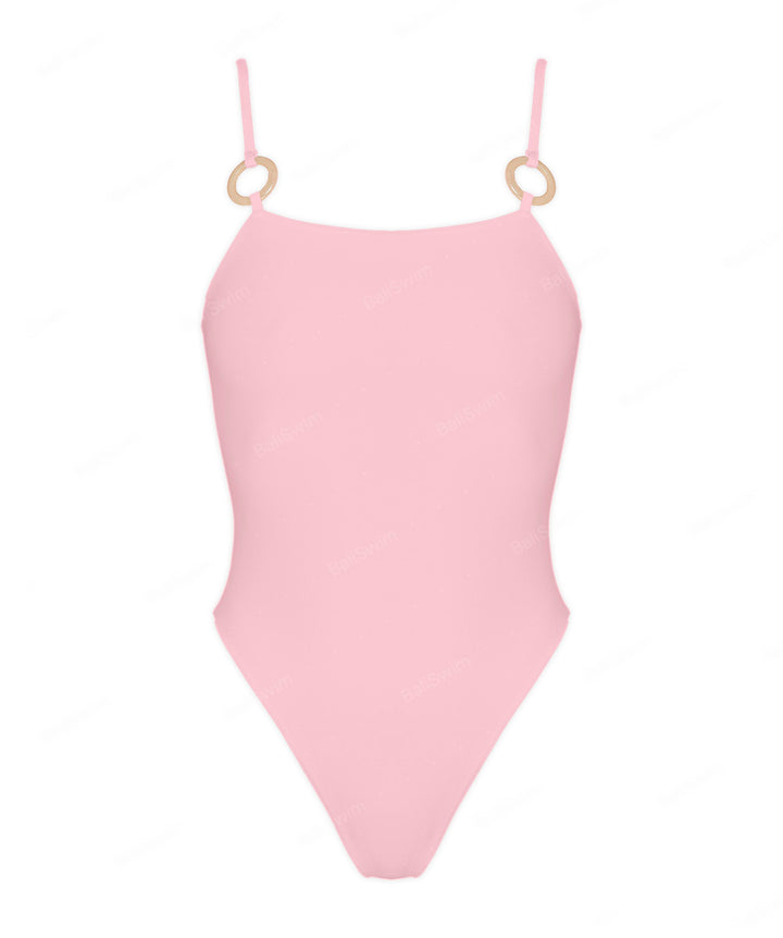 BSWS-S79 Square Neck One Piece With Rings