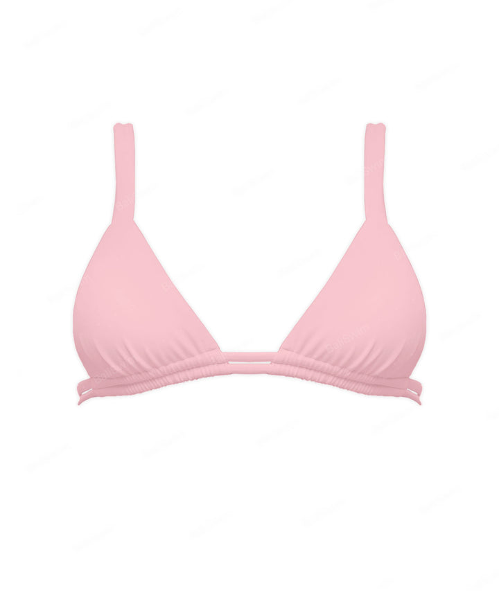 BSWS-T128 Double Straps Triangle Bikini Top