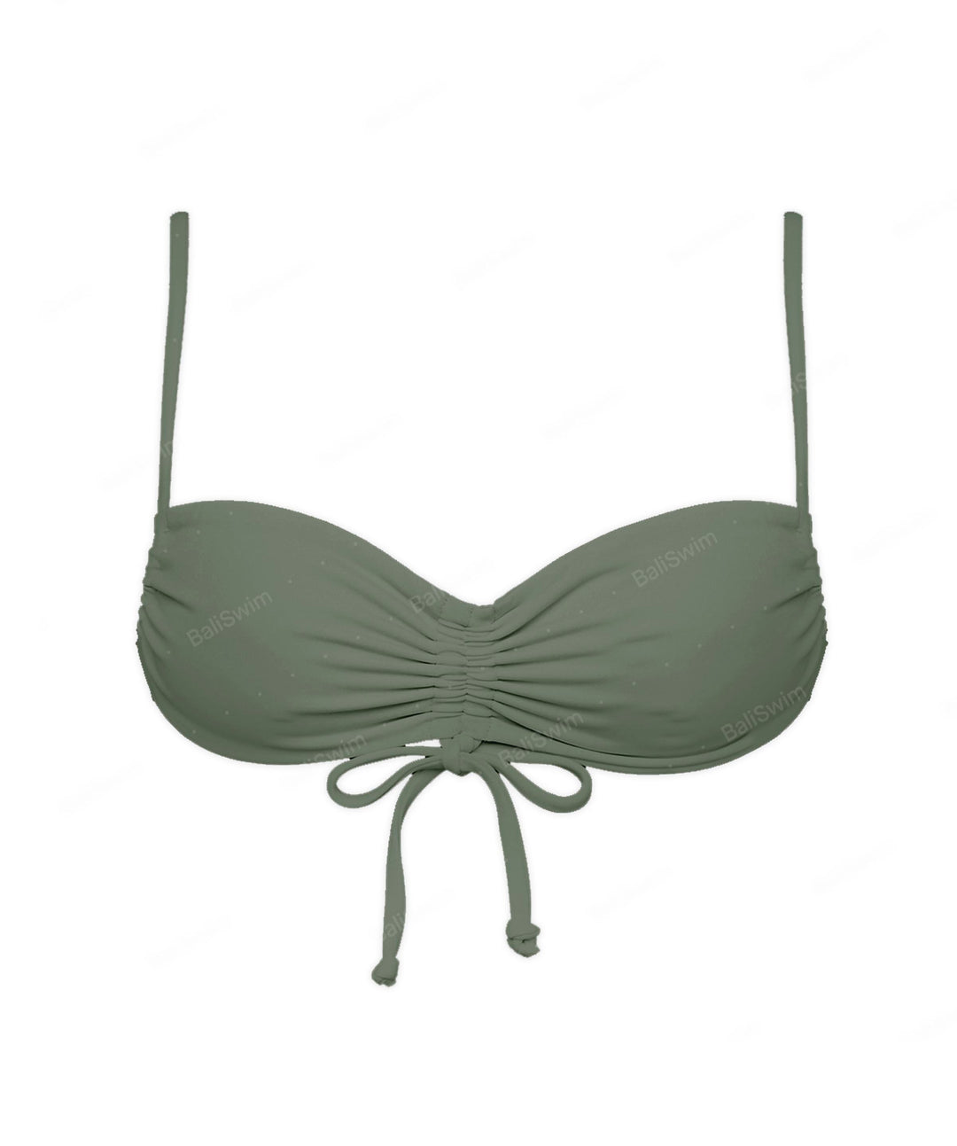BSWS-T85 Adjustable Gathered Bikini Top