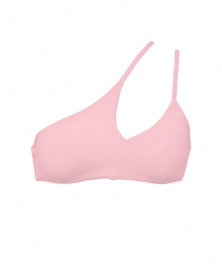 BSWS-T111 Asymmetric Double Straps Bikini Top