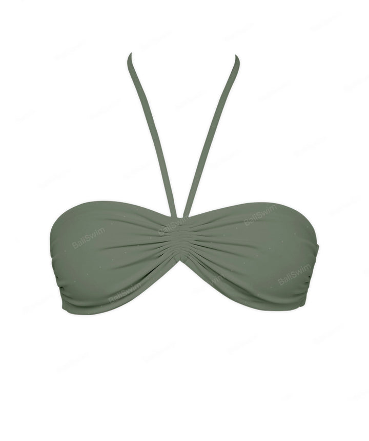 BSWS-T89 Bandeau Halter Neck Bikini Top