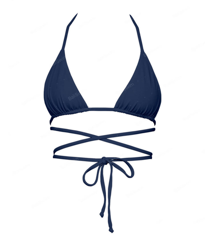 BSWS-T91 Wrap Around Straps Halter Bikini Top