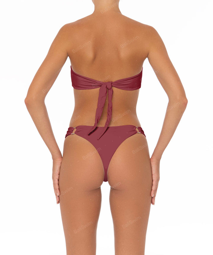 BSWS-T35 O-Ring Bandeau Bikini Top