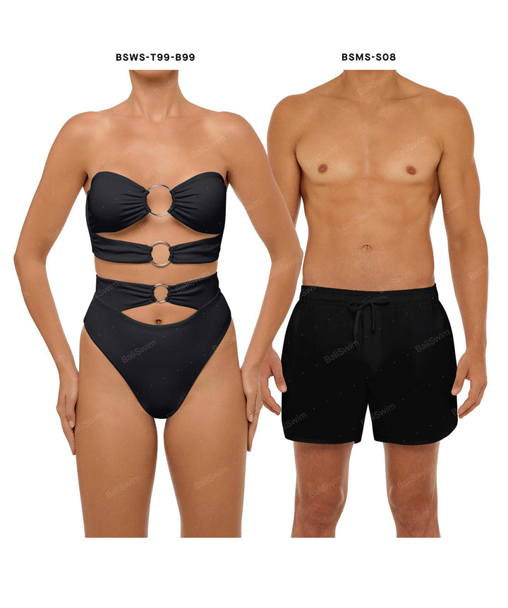 Couple Swim Set BSWS-T99-B99 & BSMS-S08