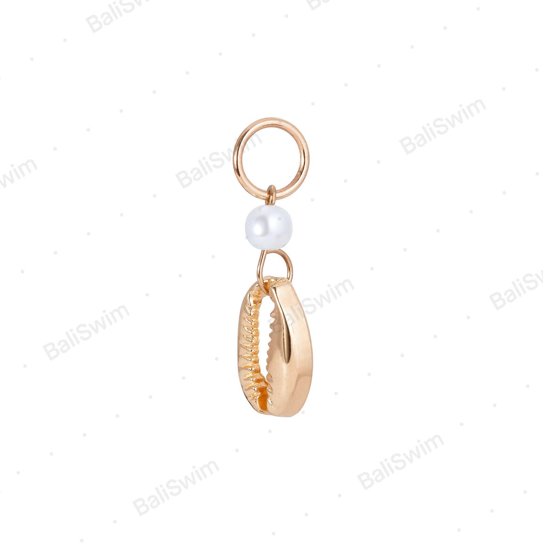 BC-04 Pearl Conch Shell Bikini Charm