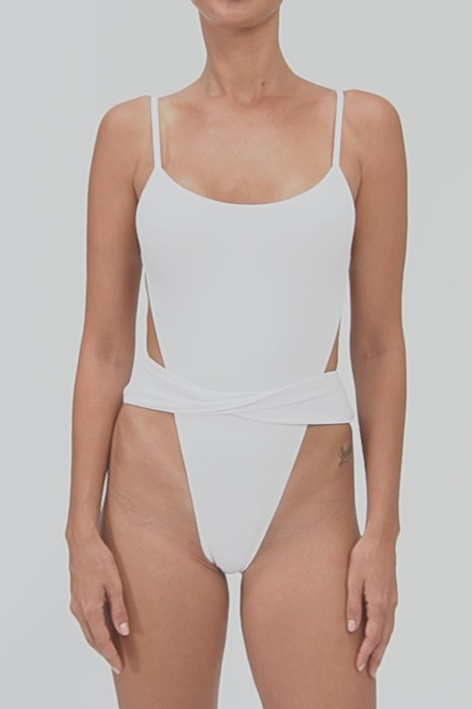 BSWS-S58 Wrap Around Twisted One Piece