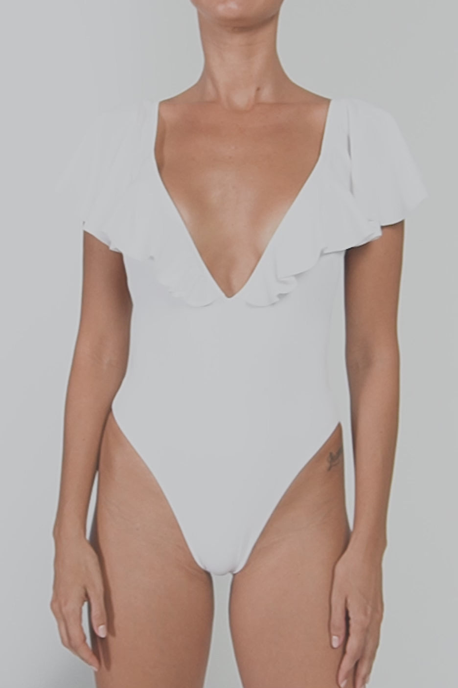 BSWS-S66 Flounce Sleeves One Piece