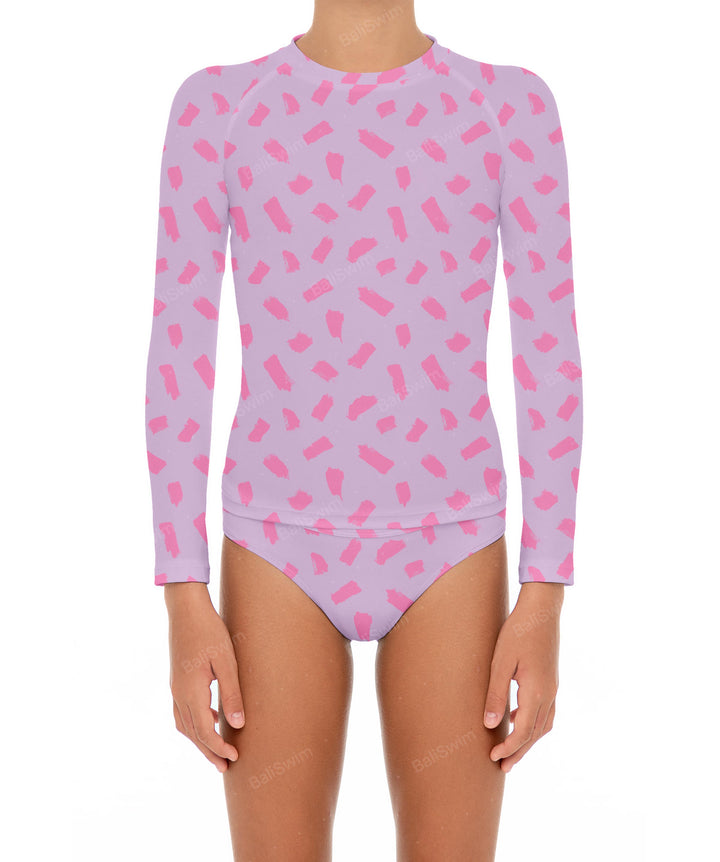 BSGS-RT03 Girl's Rash Guard Top