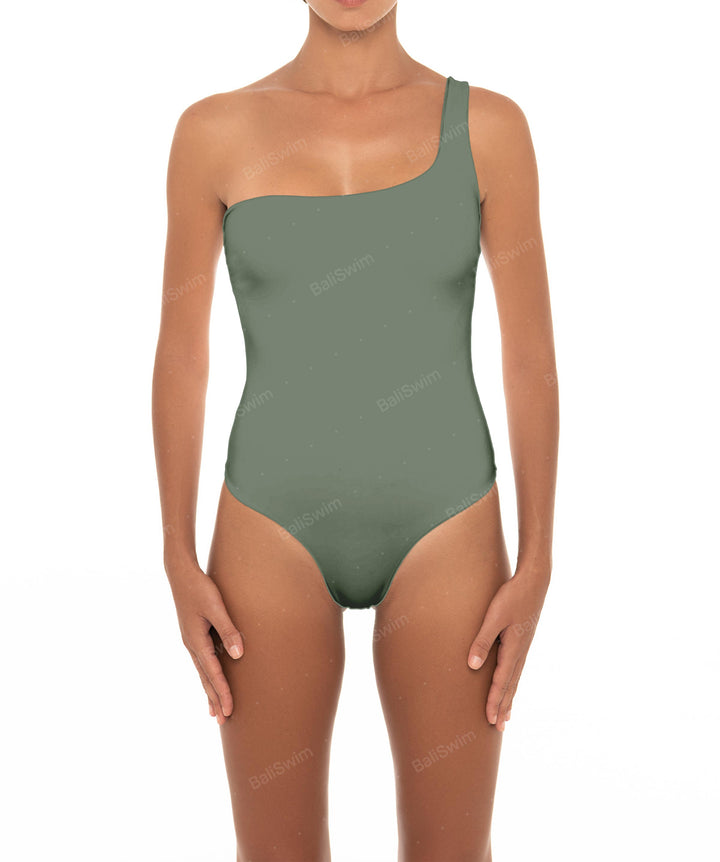 BSWS-S16 One Shoulder Swimsuit