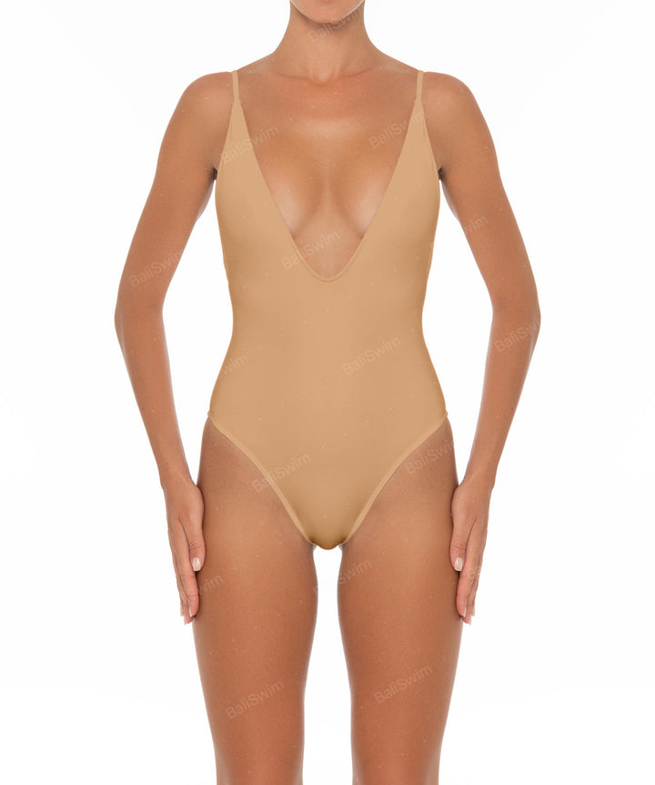BSWS-S26 Low V-Neck One Piece