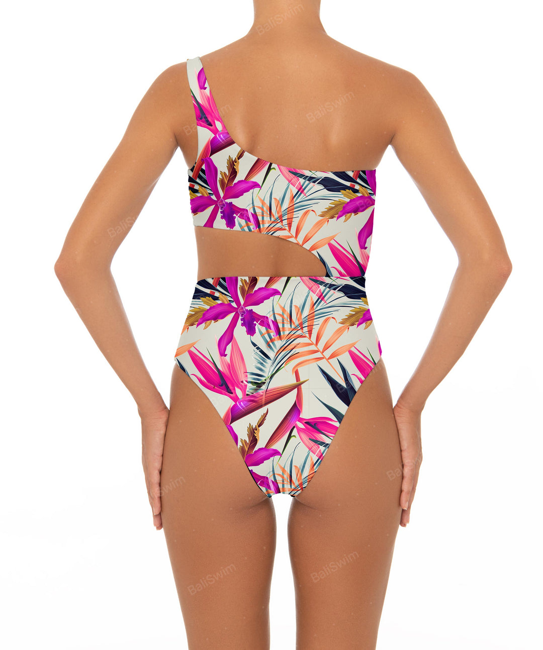 BSWS-S34 One Shoulder Swimsuit