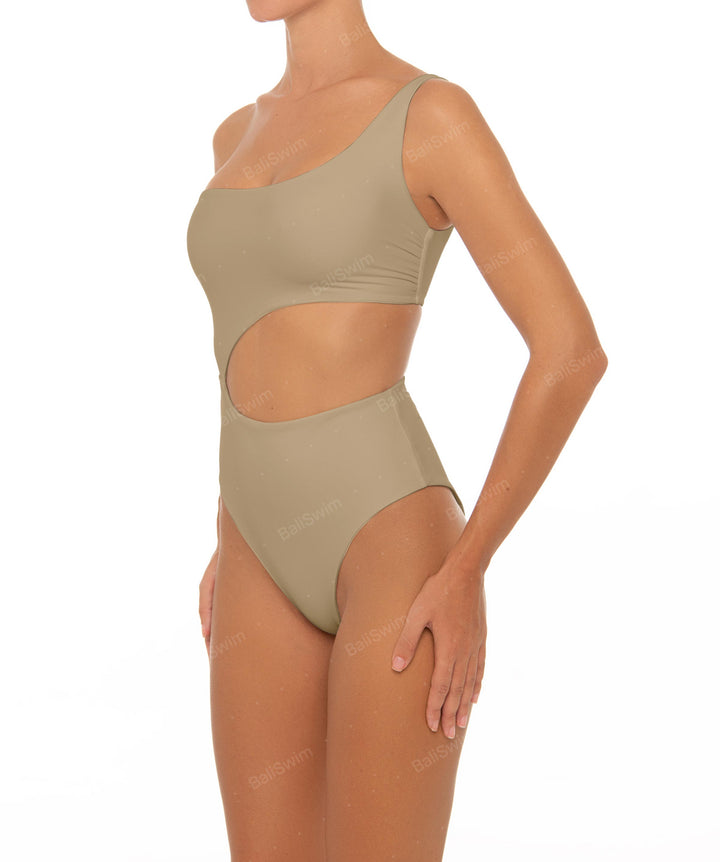 BSWS-S34 One Shoulder Swimsuit