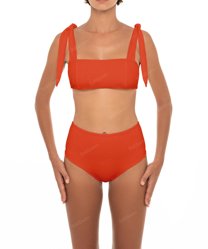 BSWS-T26 Tie Shoulder Bikini Top