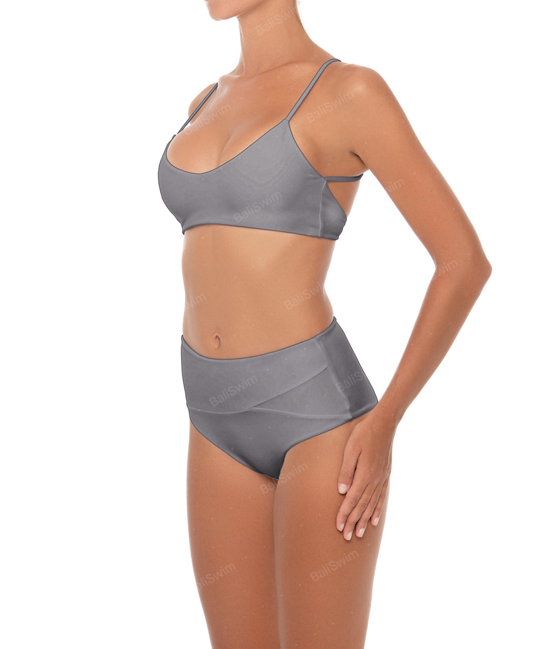 BSWS-B27 High Rise Bikini Bottom