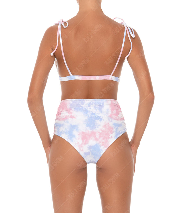 BSWS-B31 Gathered High Rise Bikini Bottom