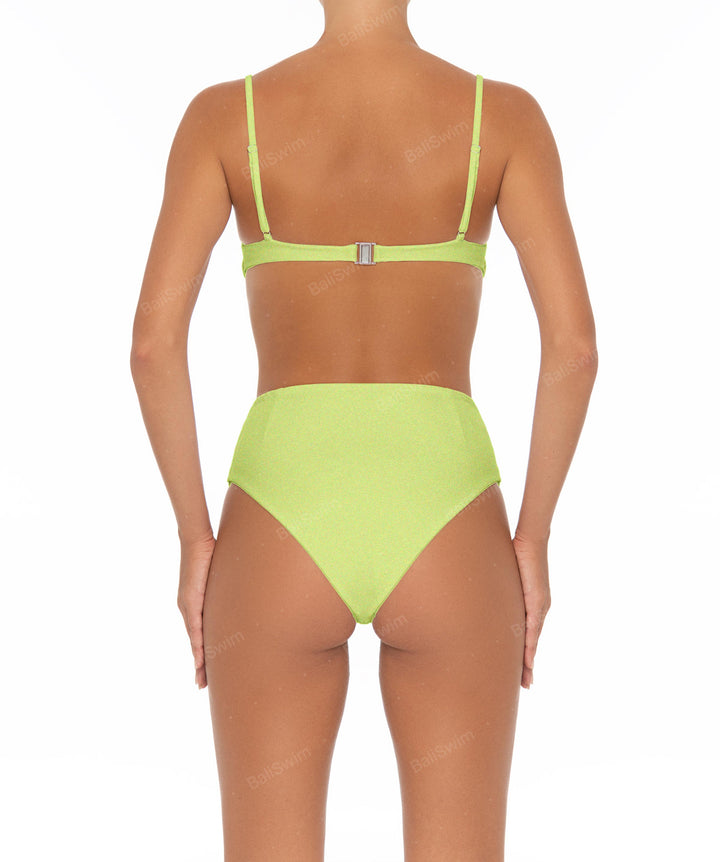 BSWS-B40 Darted High Rise Bikini Bottom