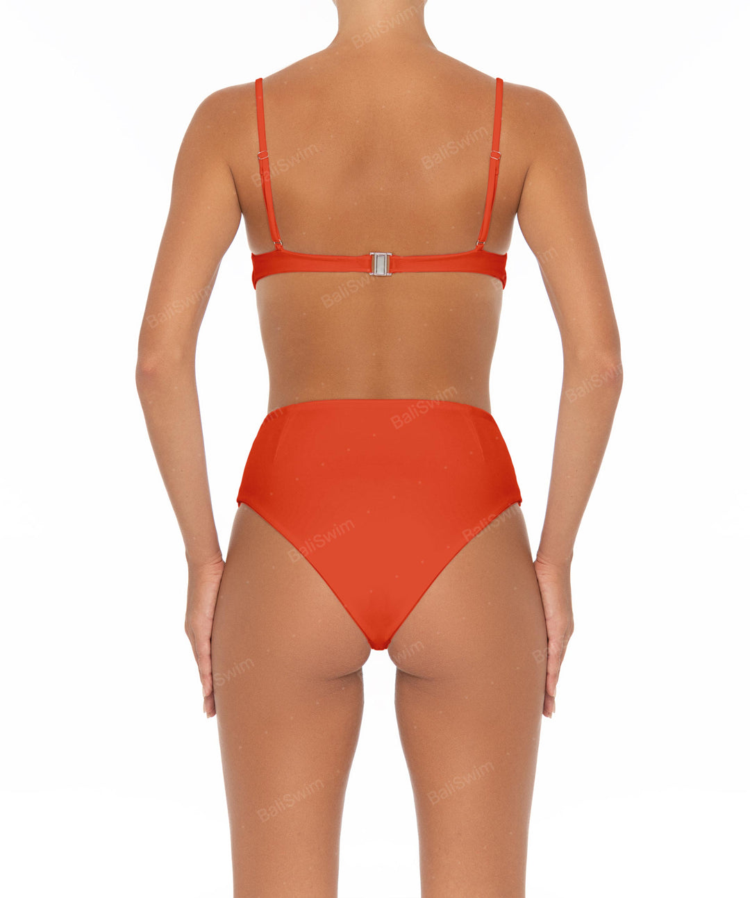 BSWS-B40 Darted High Rise Bikini Bottom
