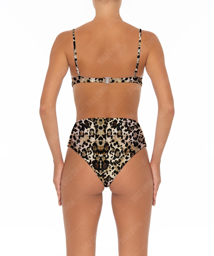 BSWS-B40 Darted High Rise Bikini Bottom