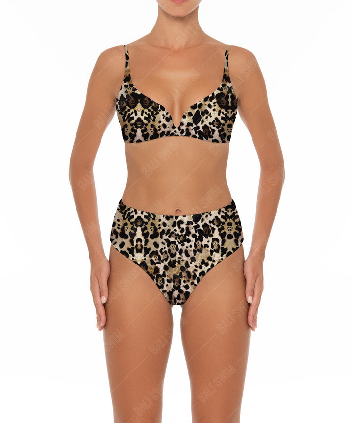 BSWS-B40 Darted High Rise Bikini Bottom