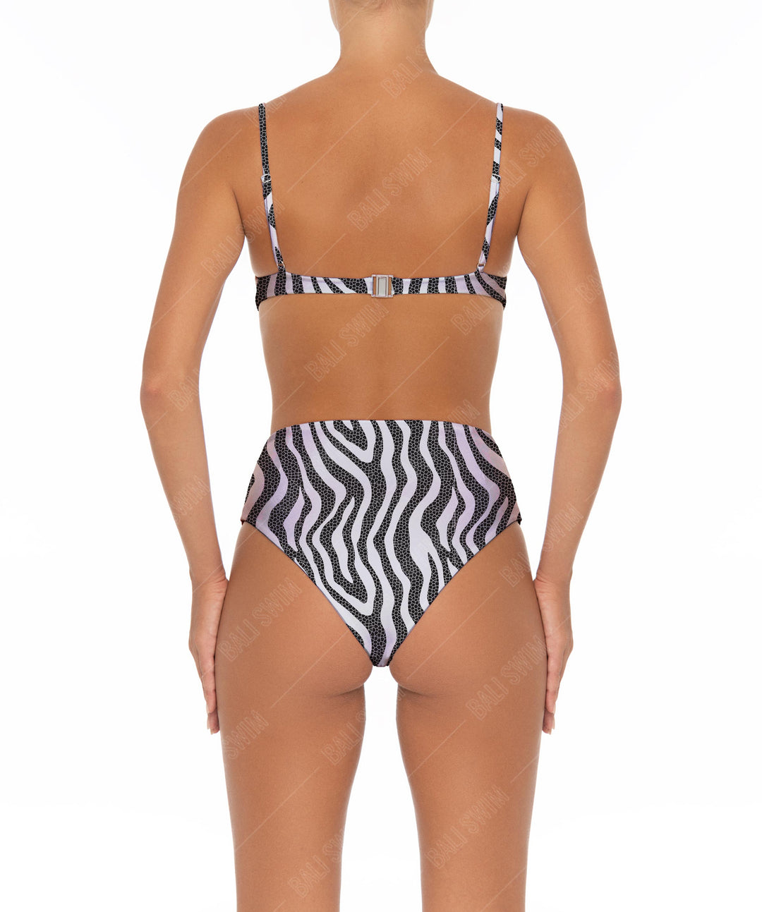 BSWS-B40 Darted High Rise Bikini Bottom
