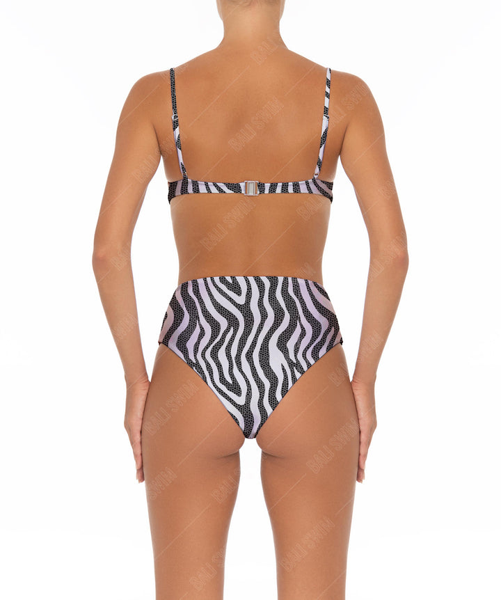 BSWS-B40 Darted High Rise Bikini Bottom