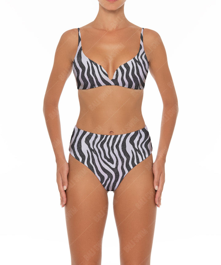 BSWS-B40 Darted High Rise Bikini Bottom