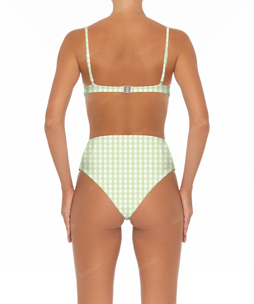 BSWS-B40 Darted High Rise Bikini Bottom