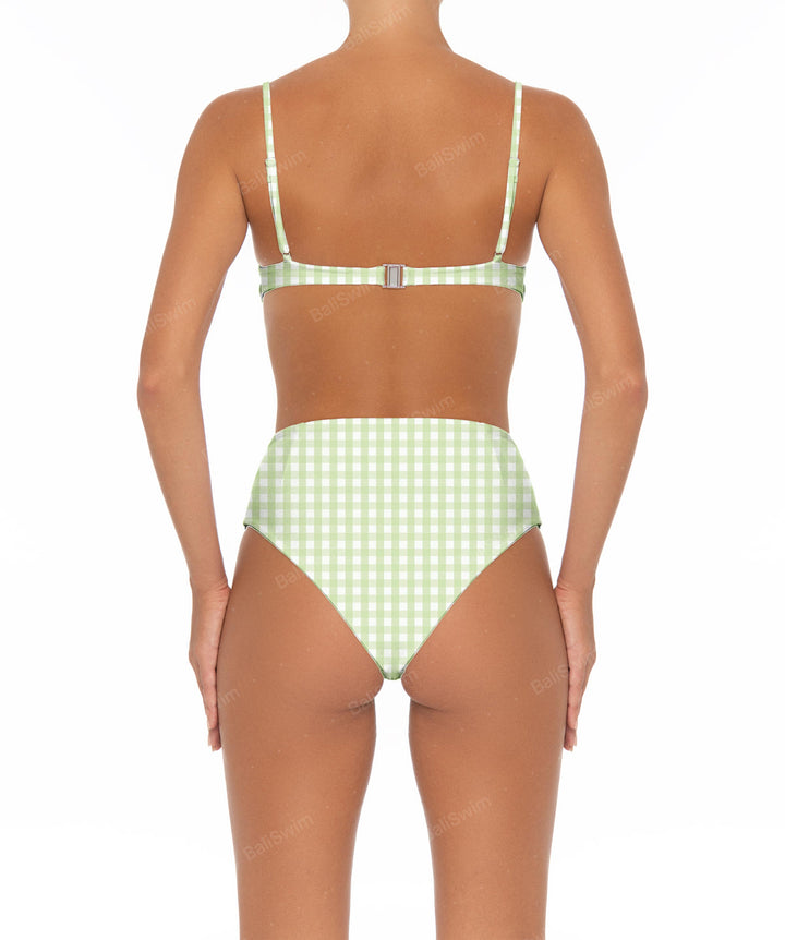 BSWS-B40 Darted High Rise Bikini Bottom