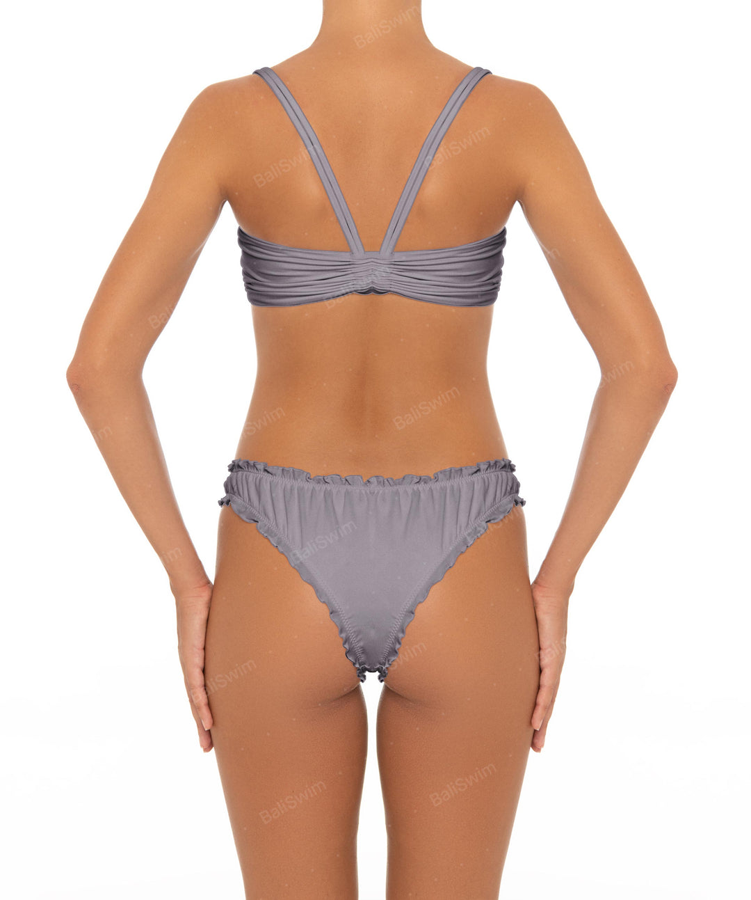 BSWS-B48 Lettuce Hems Bikini Bottom