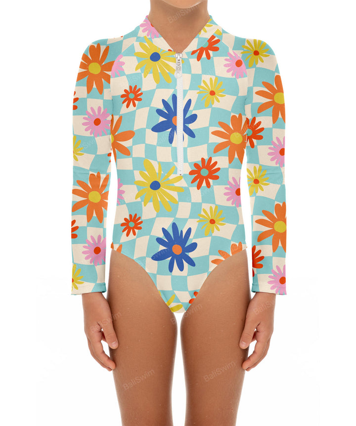 BSGS-RS02 Girl's Rash Guard One Piece